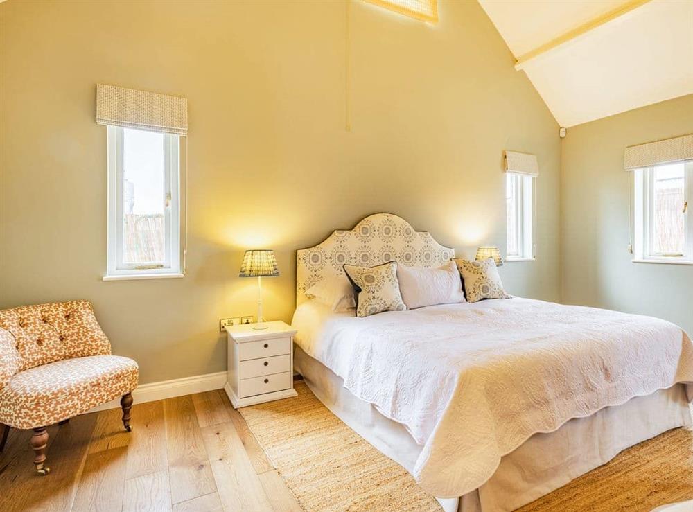 Double bedroom at The Cart Shed in Northrepps, Norfolk