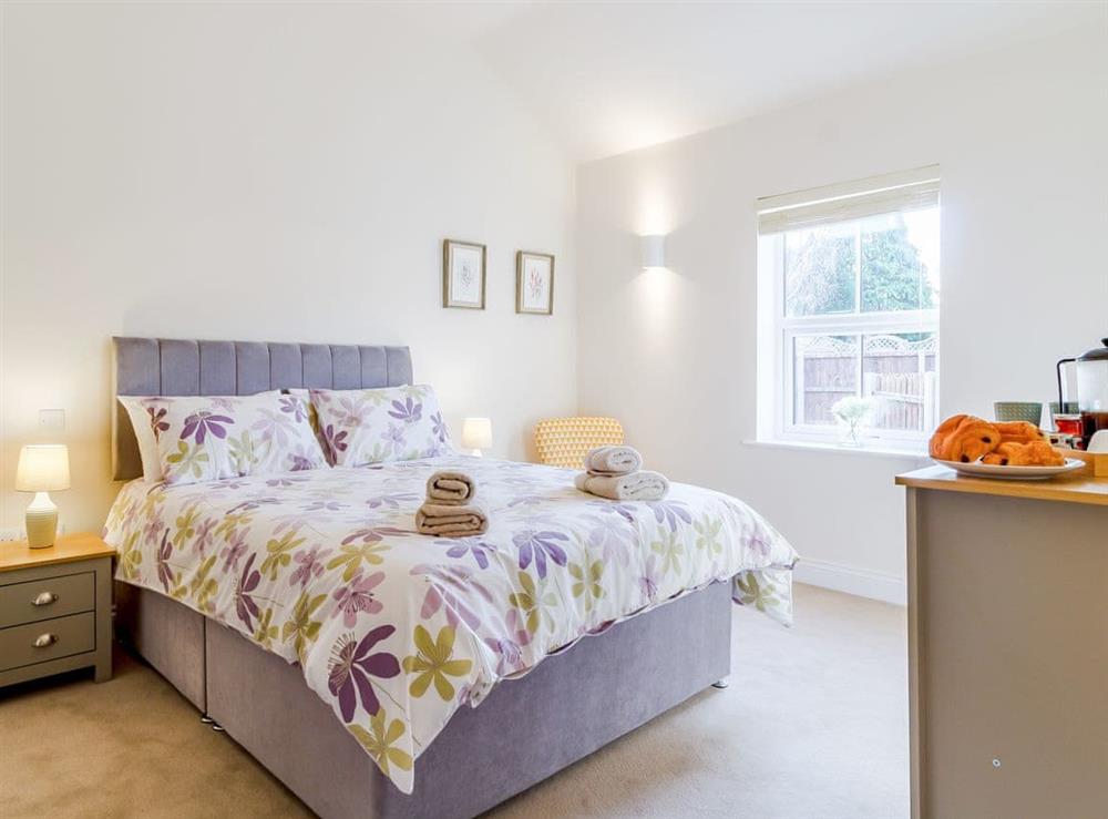 Double bedroom at The Cart Shed in Spa Common, North Walsham, Norfolk