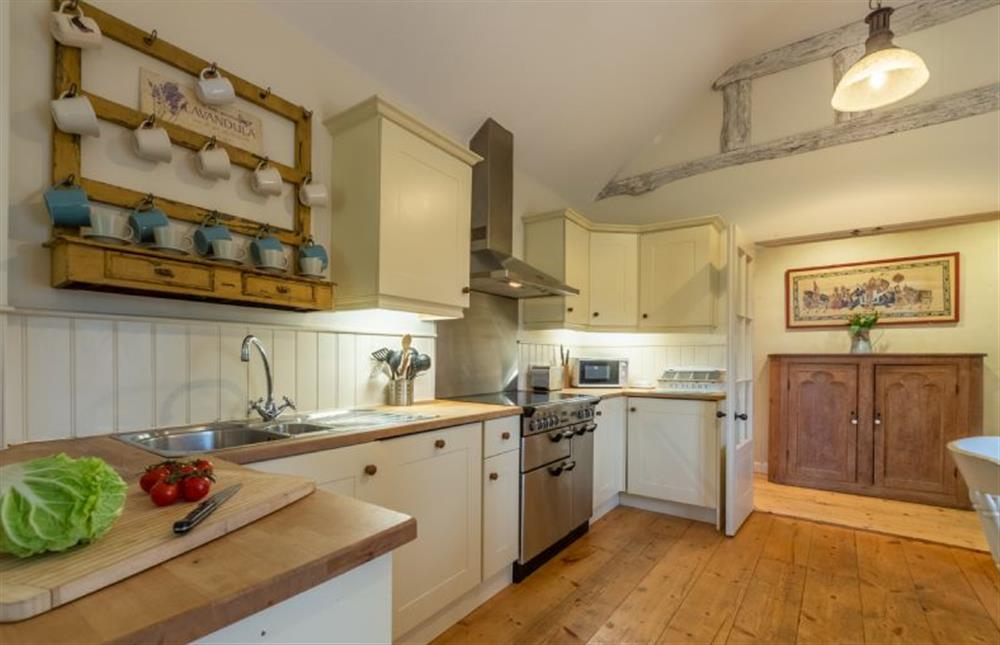Kitchen area at The Cartlodge, Higham