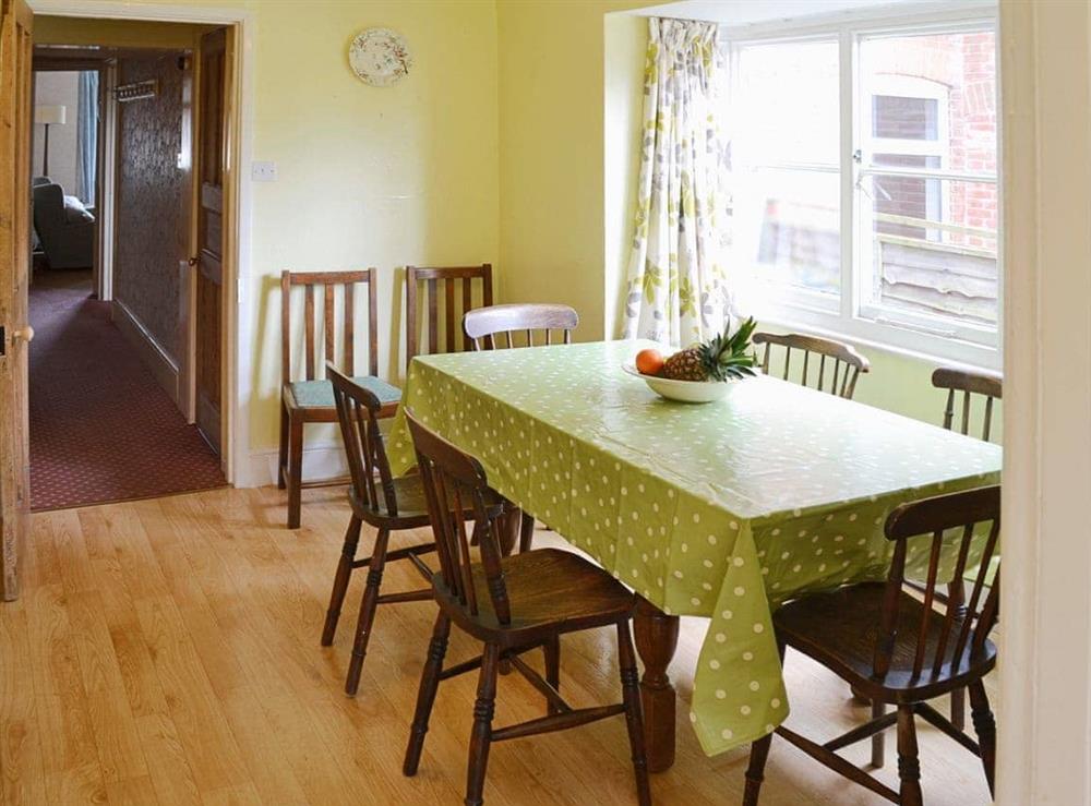 Dining room at The Castaway in Mundesley, Norfolk