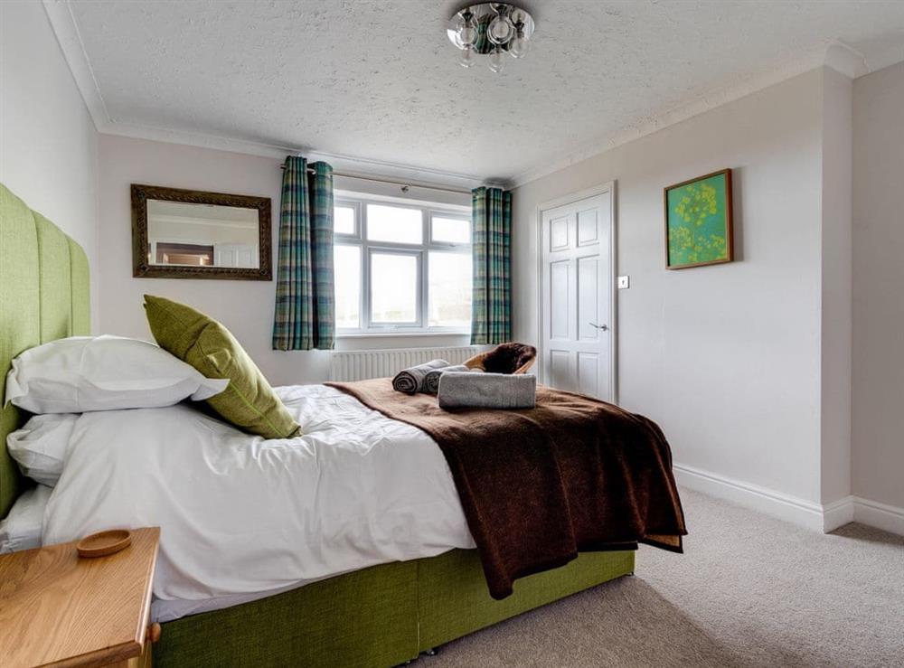 Comfortable double bedroom at The Castle in Brean, Somerset