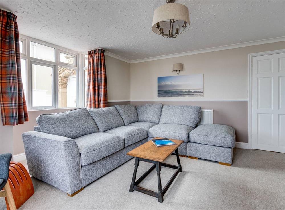 Comfortable seating within living area at The Castle in Brean, Somerset
