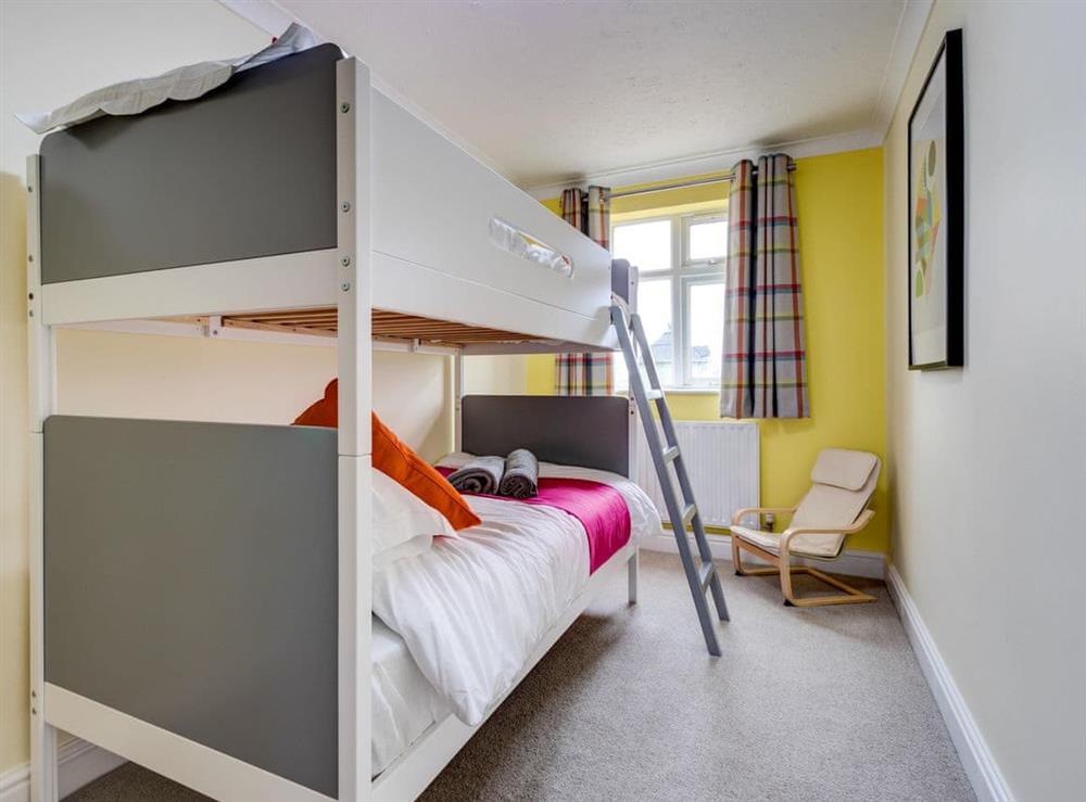 Good-sized bunk bedroom at The Castle in Brean, Somerset