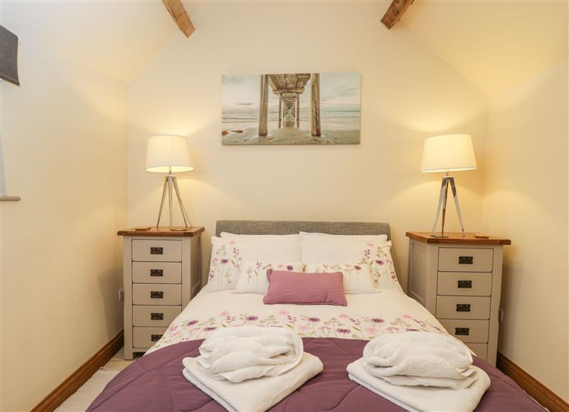One of the bedrooms at The Cattle Byre, Corsham