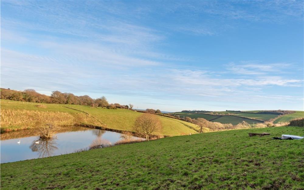 Tranquil countryside surrounds this exclusive property.
