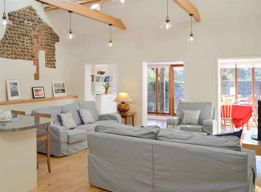 Wonderful open plan living space at The Cattle Sheds in Knapton, near North Walsham, Norfolk