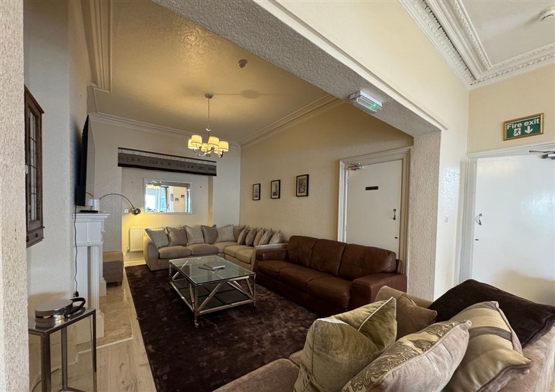 The living area at The Causeway, Llandudno