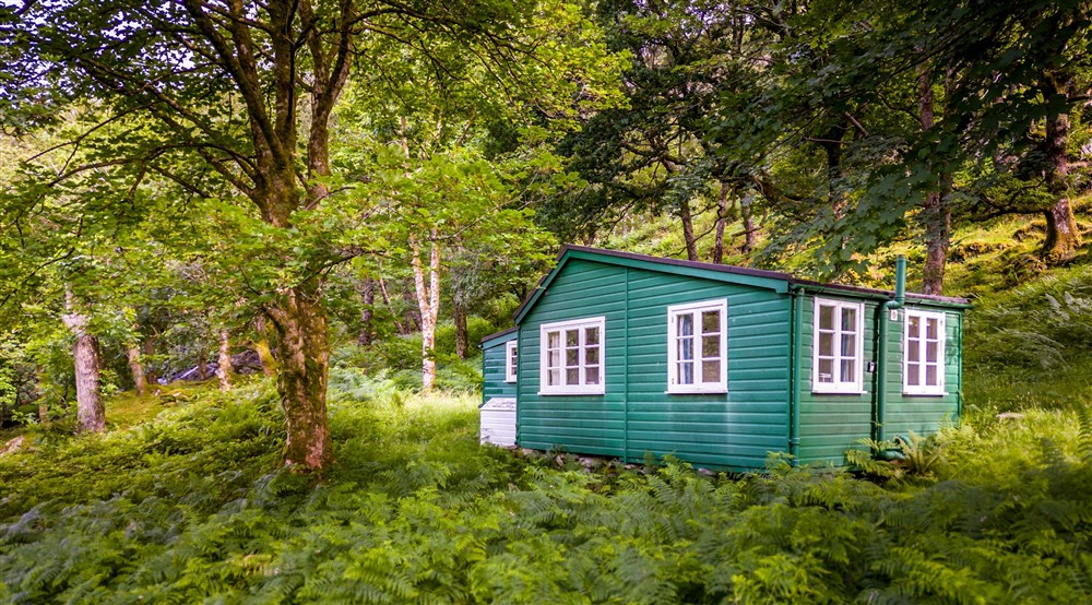The exterior of The Chalet At Tan Yr Ogof, Gwynedd at The Chalet At Tan Yr Ogof in Beddgelert, Gwynedd