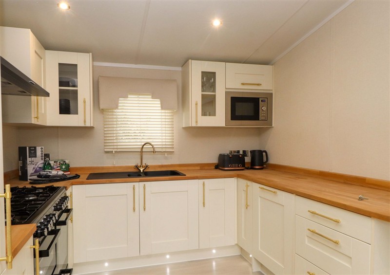 This is the kitchen (photo 3) at The Chalet at Tyn Lon, Chwilog