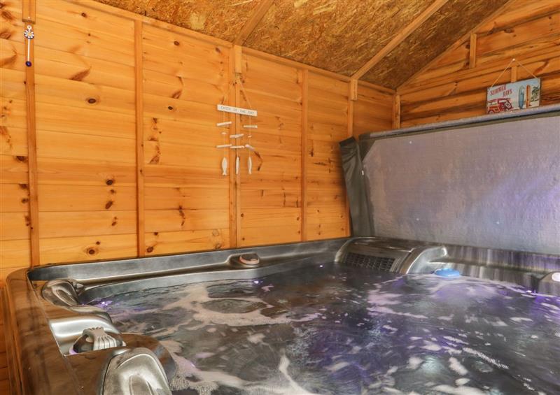 There is a hot tub at The Chalet, Coulderton near Egremont