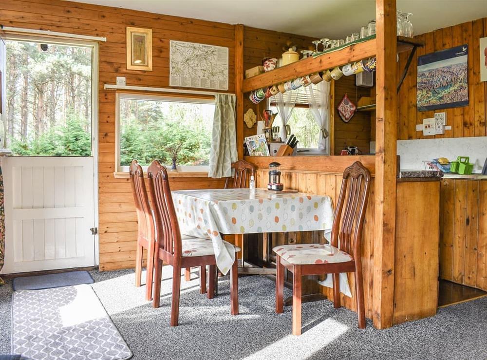 Dining Area at The Chalet in Nethy Bridge, Inverness-Shire
