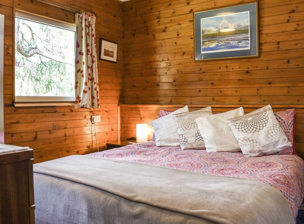 Double bedroom at The Chalet in Nethy Bridge, Inverness-Shire