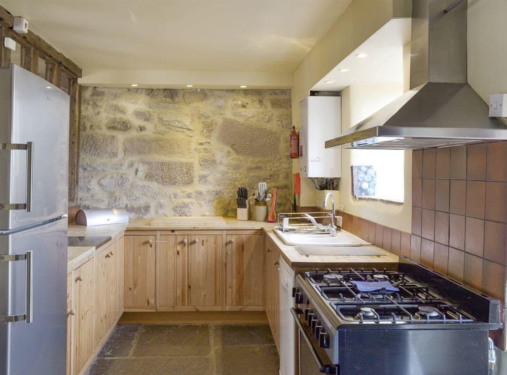 Well-equipped kitchen at The Chapel in Alport, Nr Bakewell, Derbyshire., Great Britain