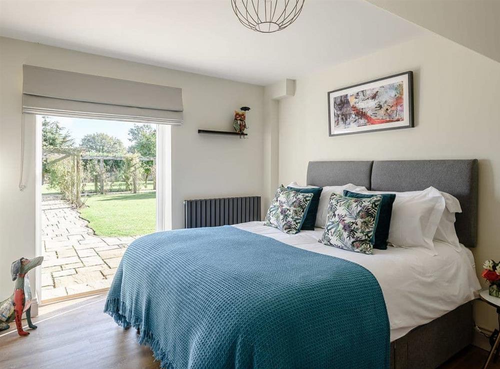 Ground floor bedroom set as double at The Chapel in Great Bromley, Essex