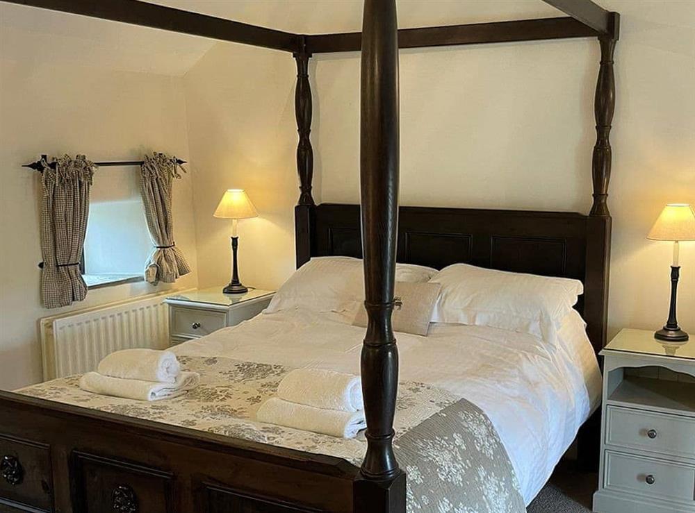 Four Poster bedroom at The Chapel in Kilnsey, near Skipton, North Yorkshire