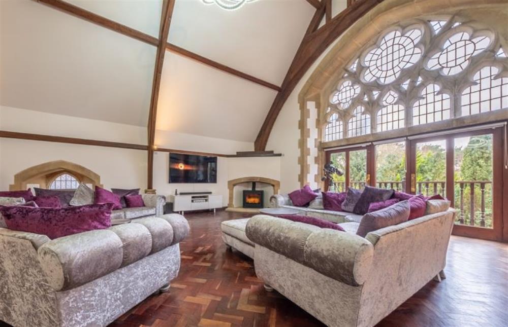 First floor: Thatfts a room with a view at The Chapel, North Elmham near Dereham
