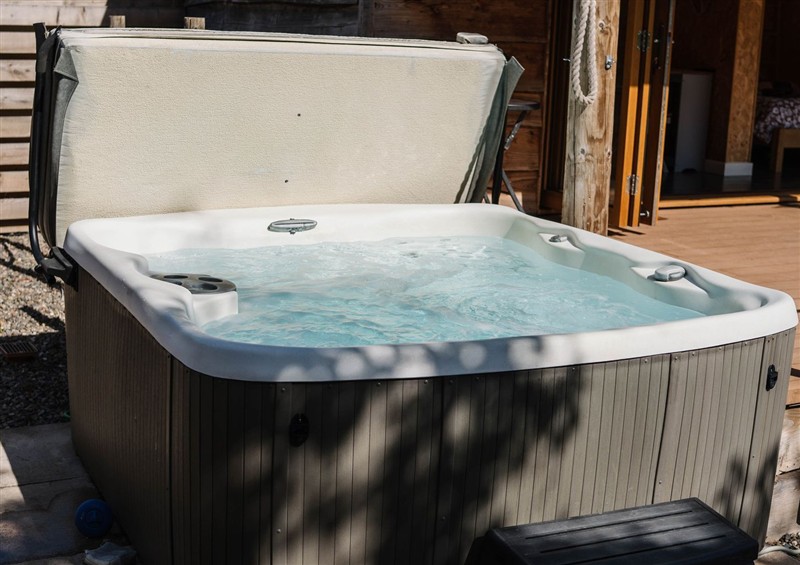 Spend some time in the hot tub at The Chard, Carwinley near Longtown