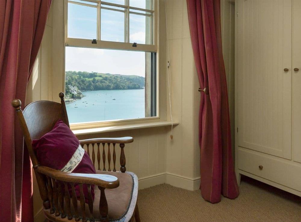 Wonderful views from double bedroom at The Chart Loft in Dartmouth, Devon., Great Britain