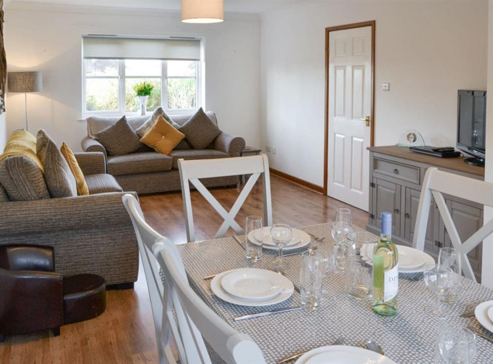 Spacious living and dining room at The Chase in Walcott, near North Walsham, Norfolk