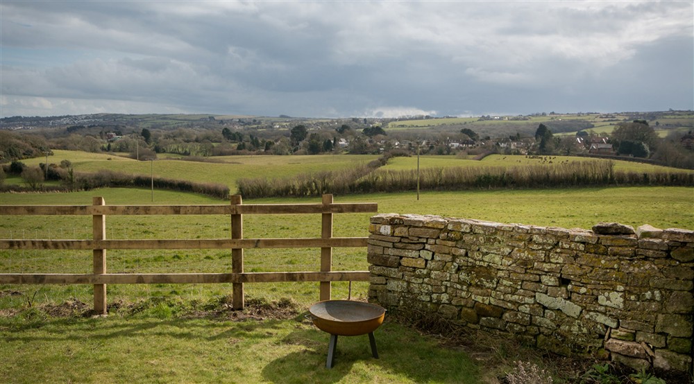 The garden at The Cheese House in Harmans Cross, Dorset