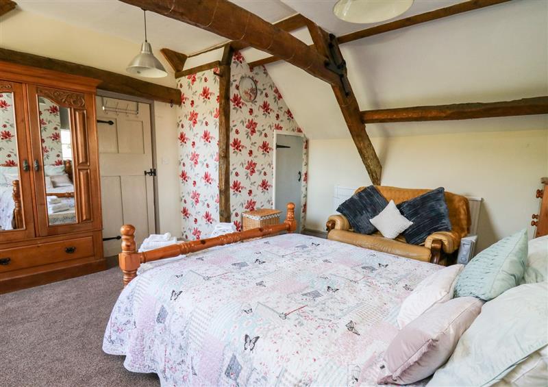 This is a bedroom at The Cheese Loft, White Mill near Carmarthen