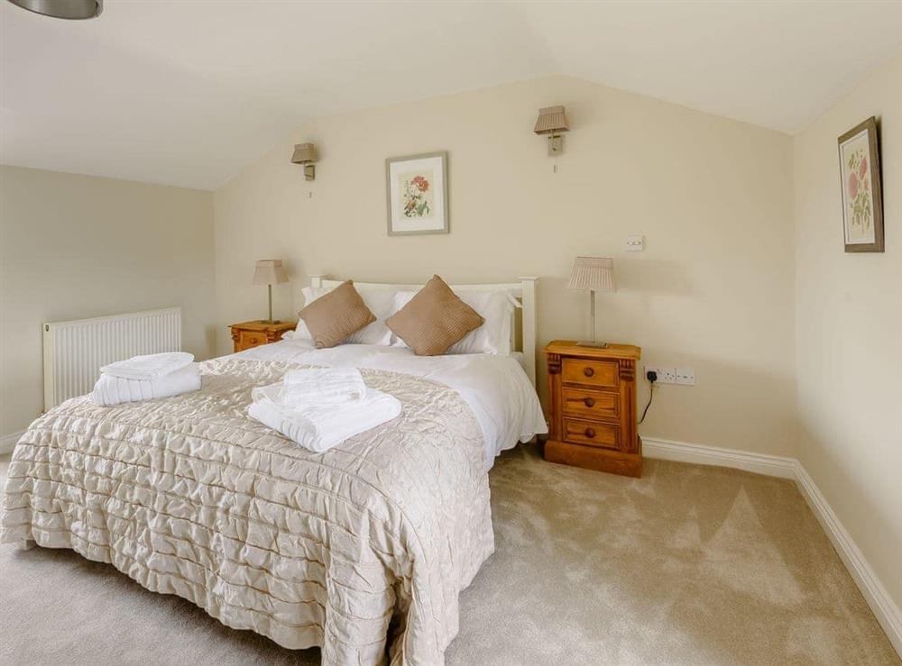 Double bedroom at The Cherry Tree in Harby, near Newark, Nottinghamshire