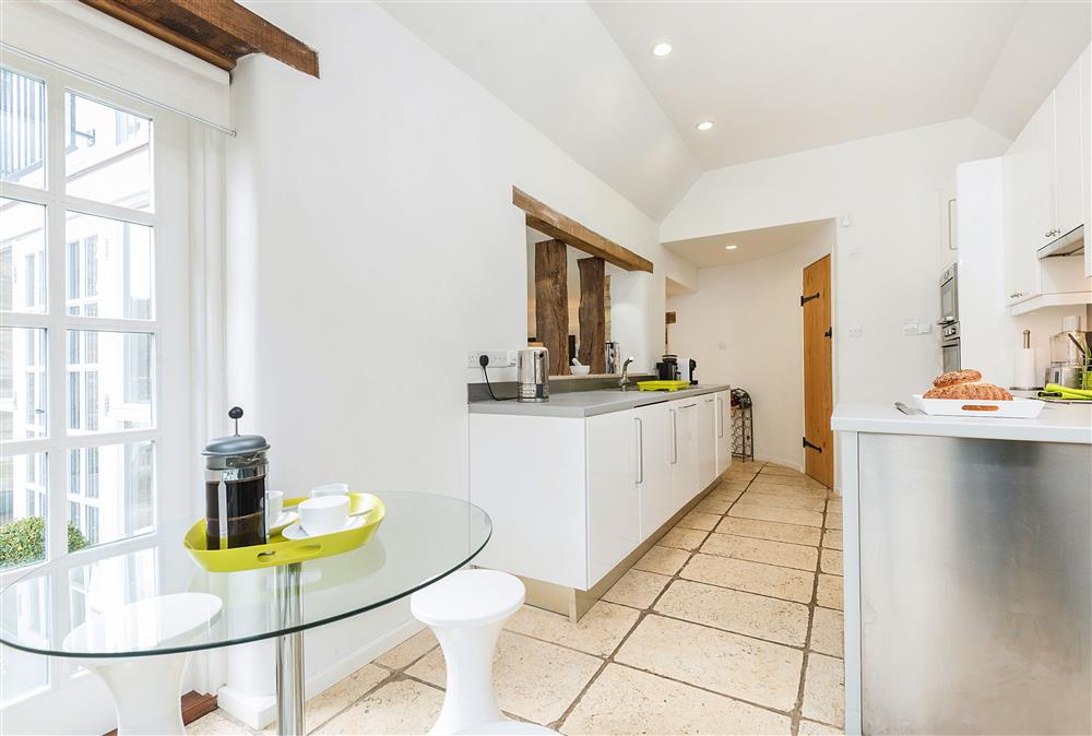 A modern feel in the kitchen at The Chestnuts, Shilton