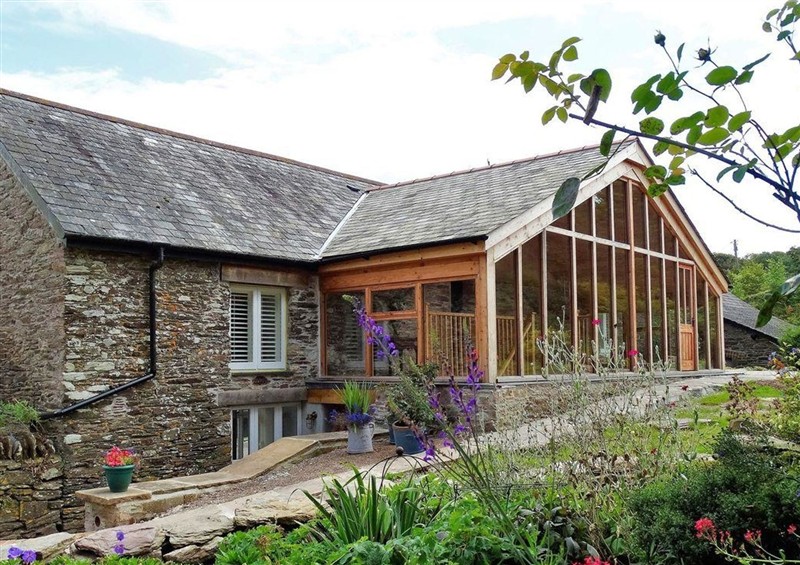 Outside at The Cider Barn at Home Farm, Down Thomas near Wembury