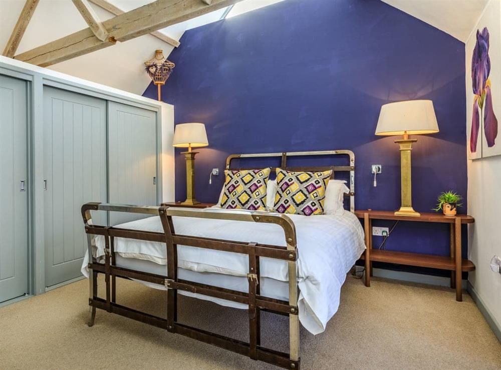 Double bedroom at The Cider Barn in Bishopswood, near Chard, Somerset