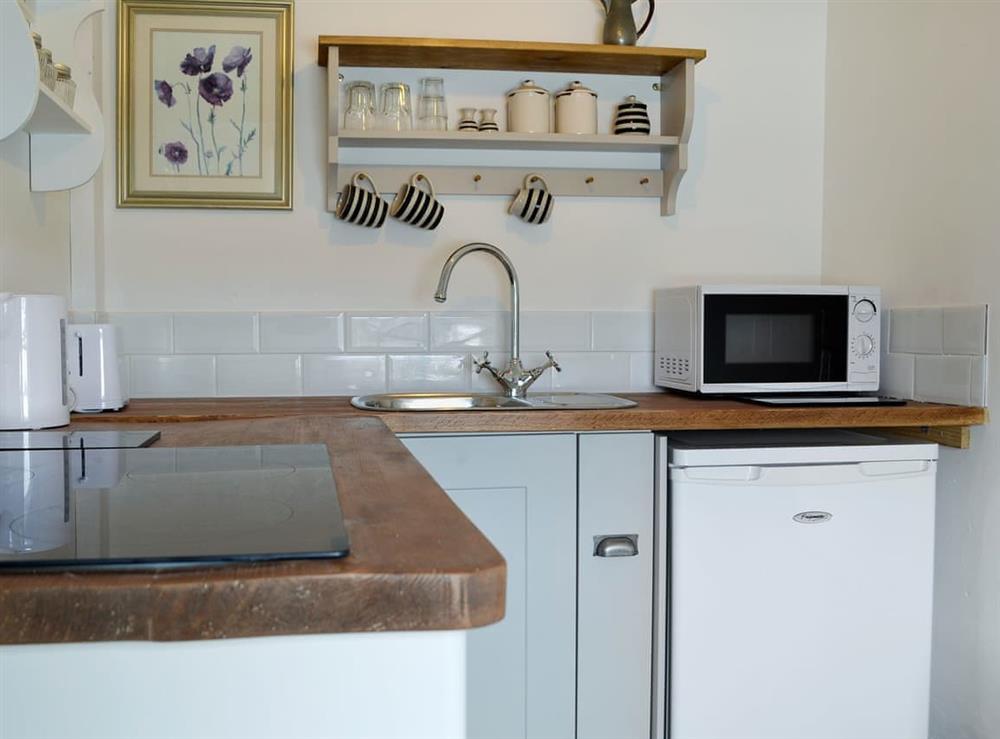 Immaculately presented kitchen at The Cider Barn in Combe, near Presteigne, Herefordshire