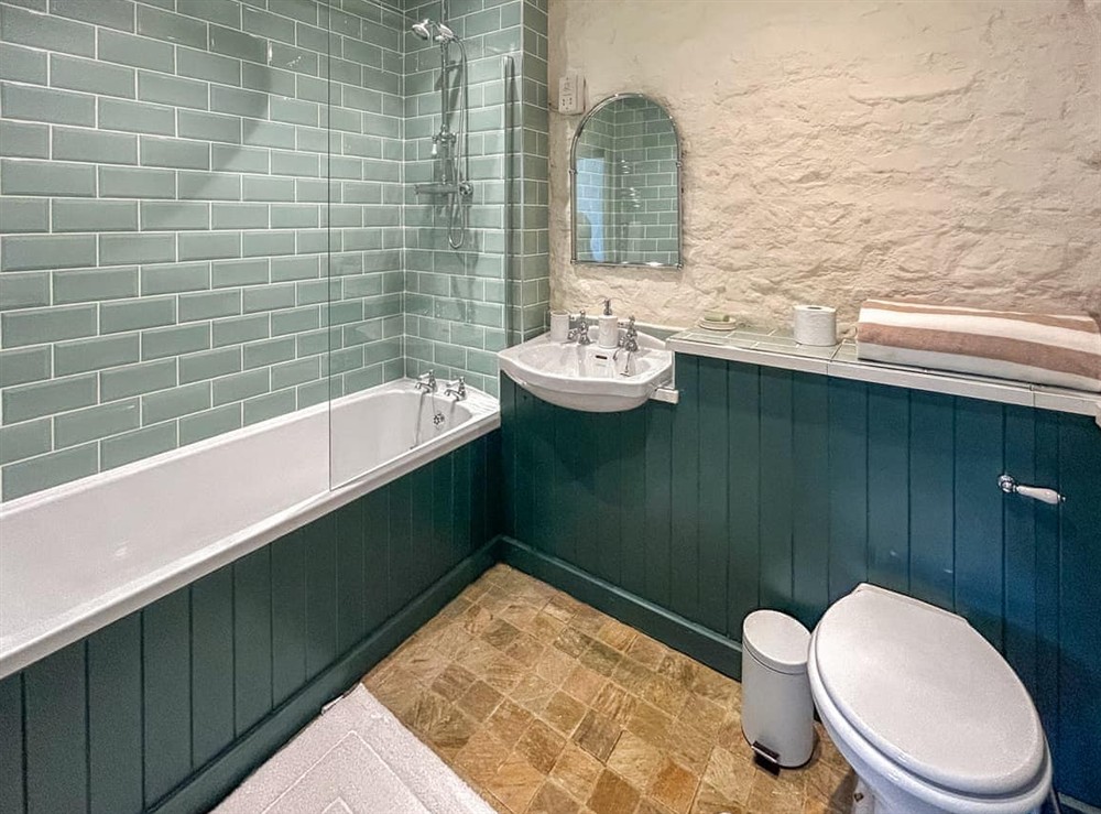 Bathroom at The Cider Barn in West Pennard, near Glastonbury, Somerset