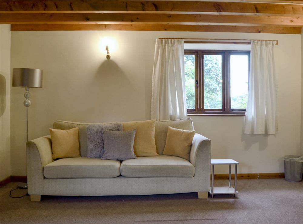 Comfortable living room at The Cider House in Bredenbury, near Leominster, Herefordshire