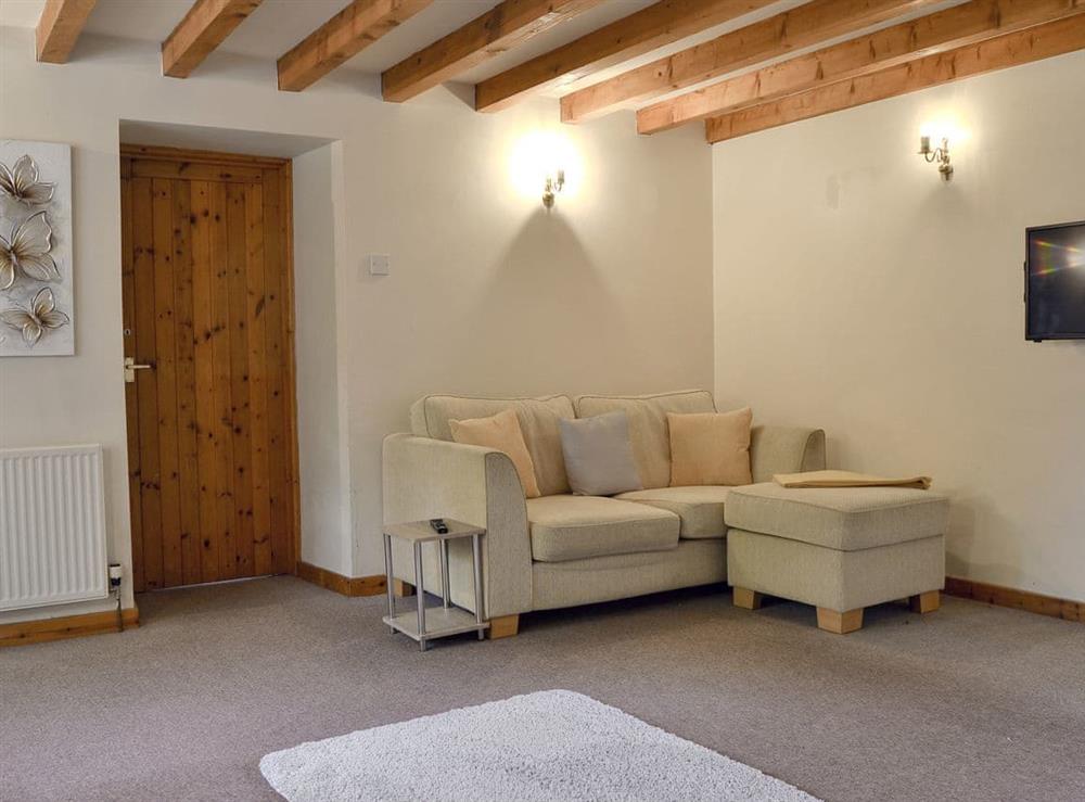 Spacious living room at The Cider House in Bredenbury, near Leominster, Herefordshire