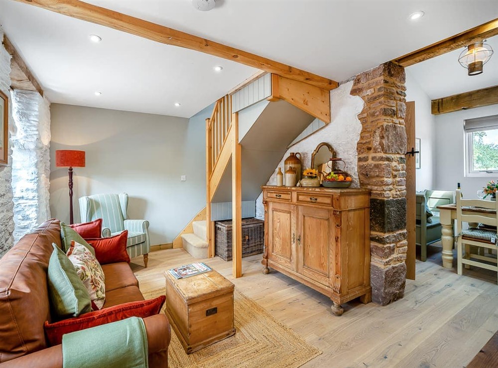 Open plan living space at The Cider House in Mitcheldean , Forest of dean, Gloucestershire