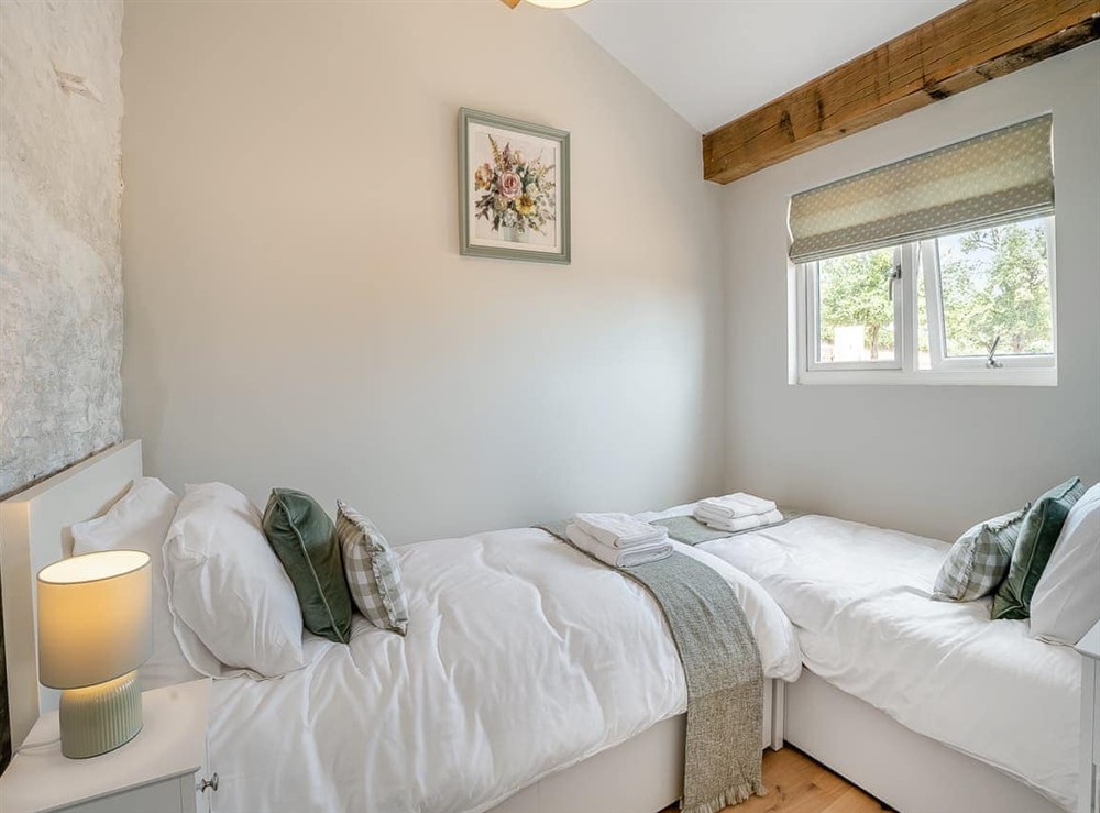 Twin bedroom at The Cider House in Mitcheldean , Forest of dean, Gloucestershire