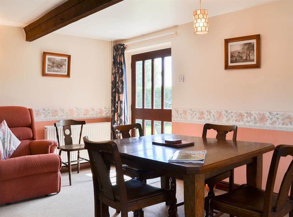 Spacious ground floor dining room at The Cider Mill Cottage in Orleton, near Ludlow, Shropshire