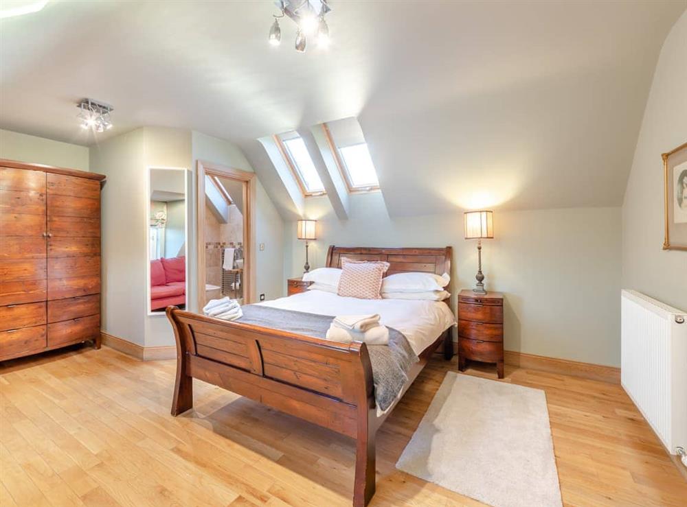 Double bedroom at The Cider Press in Ellingham, Northumberland