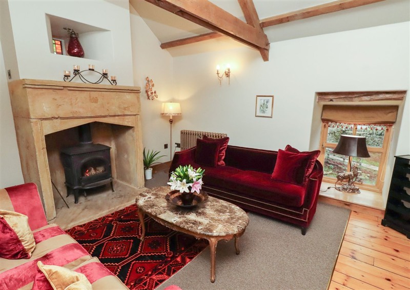 The living room at The Classic, Falstone near Bellingham