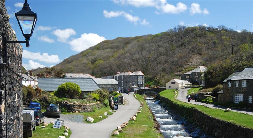The building which is home to The Lugger and The Clinker, Boscastle, Cornwall