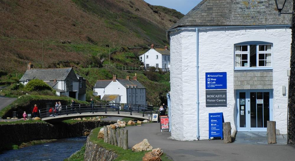 The building which is home to The Lugger and The Clinker, Boscastle, Cornwall at The Clinker in Boscastle, Cornwall