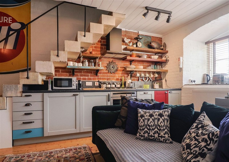 This is the kitchen at The Clock Tower, Rousdon