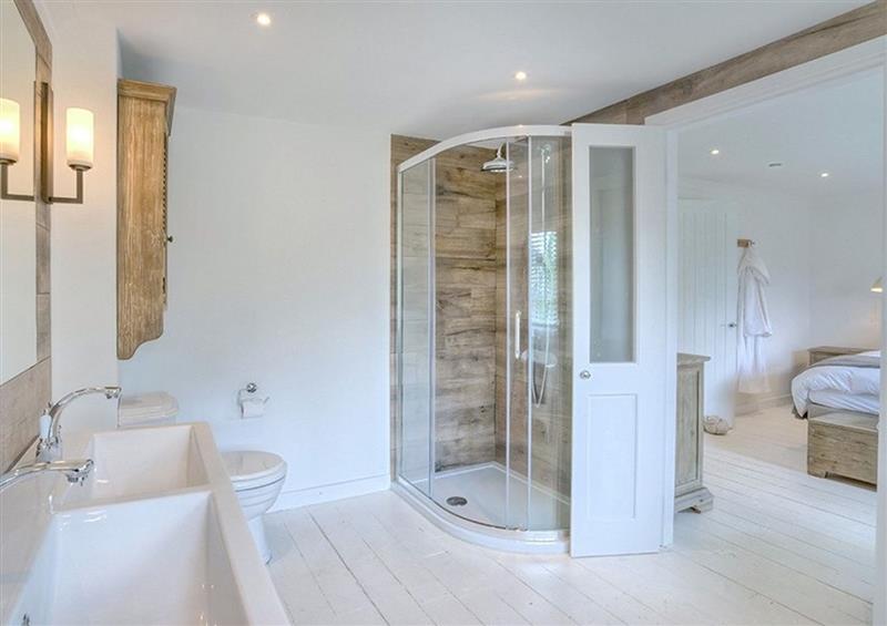 This is the bathroom at The Coach House, Abersoch