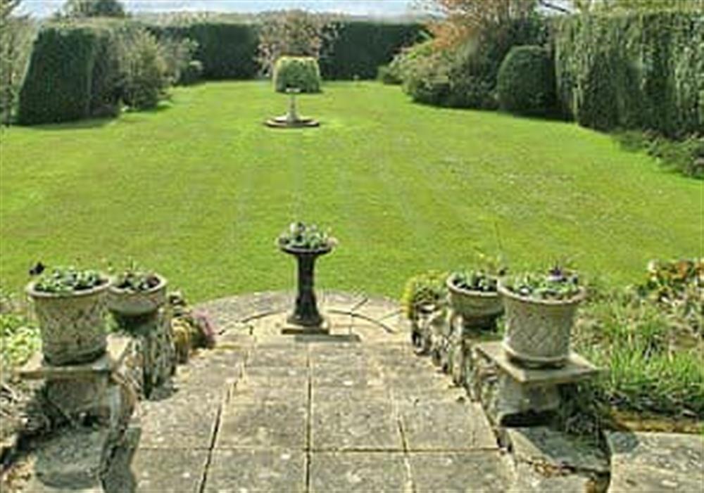 Garden at The Coach House in Aldington, Ashford, Kent., Great Britain