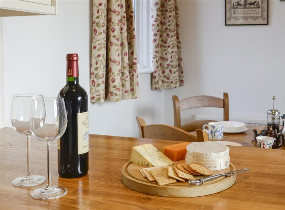 Convenient informal dining area within kitchen at The Coach House in Alford, Aberdeenshire