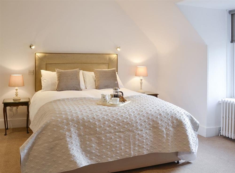 Relaxing master bedroom at The Coach House in Alford, Aberdeenshire