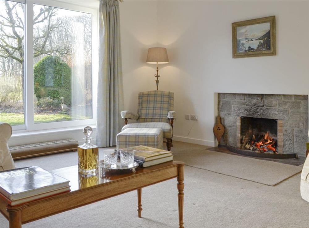 Welcoming living room at The Coach House in Alford, Aberdeenshire