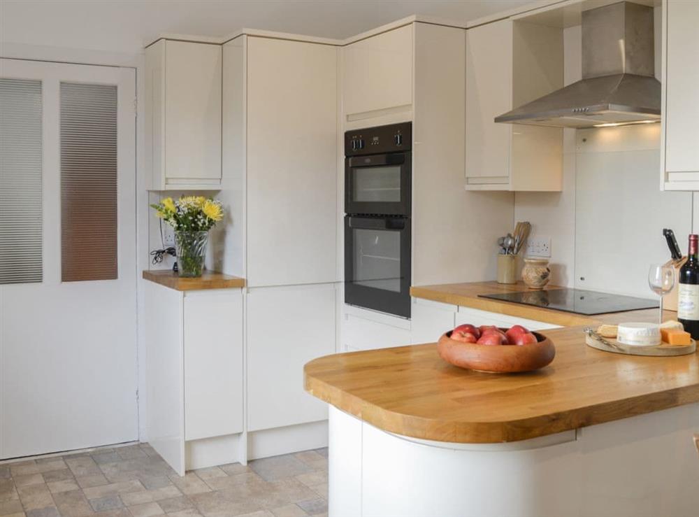 Well-equipped fitted kitchen at The Coach House in Alford, Aberdeenshire