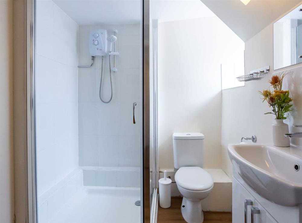 Shower room at The Coach House Apartment in Rufford, Nottinghamshire