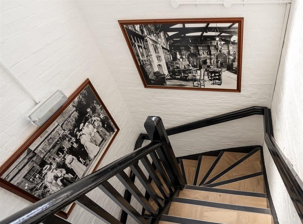 Stairs at The Coach House Apartment in Rufford, Nottinghamshire