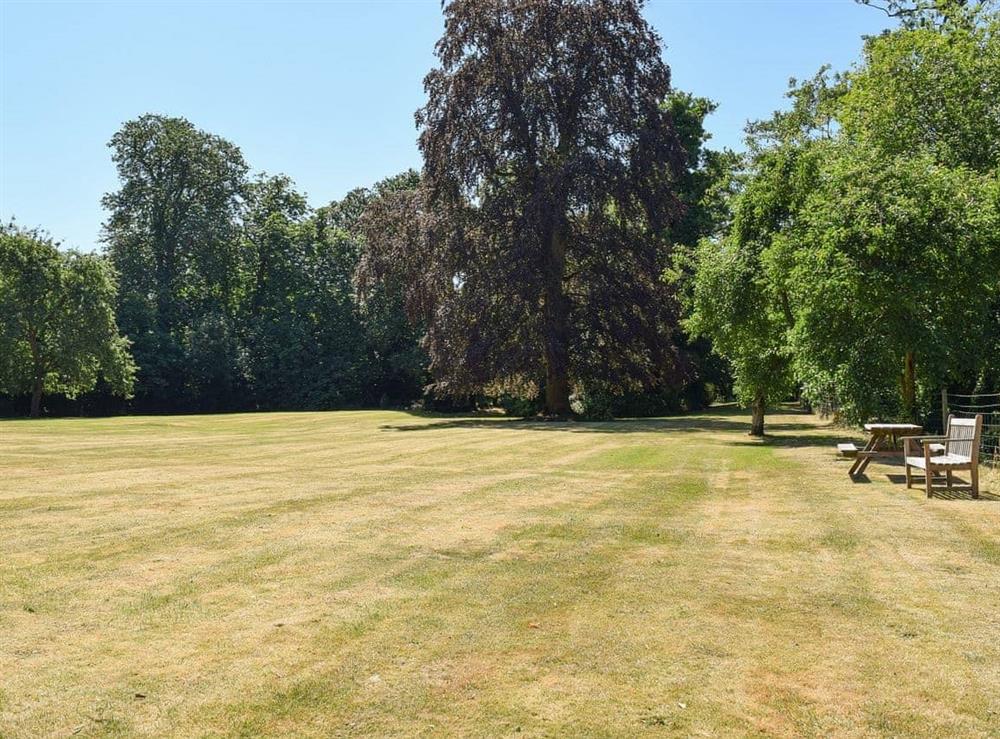 Meticulously maintained 2 ½ acre garden at The Coach House in Aston Cantlow, Nr Stratford, Warks., West Midlands